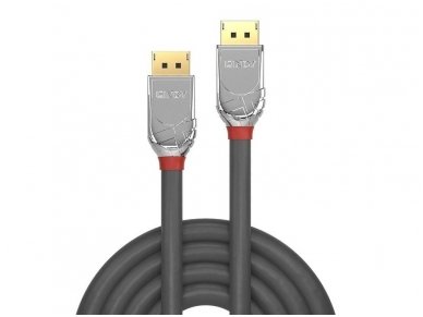 DisplayPort kabelis 3m 4K UHD DP1.2, 21.6Gbps, CROMO Line 1