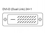 DVI-D kabelis 5m su feritais 2560x1600