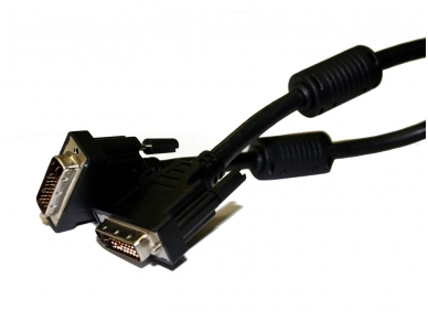DVI-D kabelis 1.8m su feritais 2560x1600 1