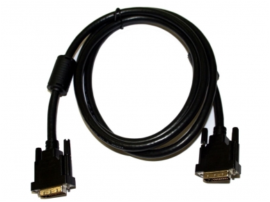DVI-D kabelis 1.8m su feritais 2560x1600 4