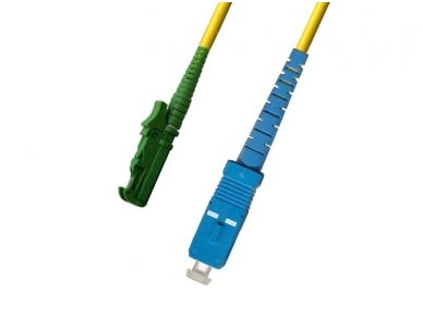 E2000APC/SC viengubas vienmodis komutacinis kabelis 1m, P 1
