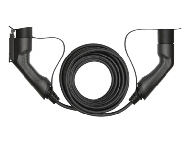 Elektromobilio įkrovimo kabelis DELTACO Type 2 - Type 1, 10m 1