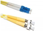 FC/LC dvigubas vienmodis komutacinis kabelis 10m