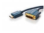 HDMI - DVI-D kabelis 3m 4K Clicktronic, dvikryptis