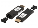 HDMI ilgiklis iki 300m, per optinį OM3 2xLC kabelį, 4K