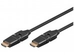 HDMI kabelis 1.5m 1080p 1.4 su pasukamomis 360L jungtimis