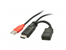 HDMI 4K kabelio maitinimas, USB