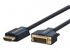 HDMI - DVI-D kabelis 2m 4K Clicktronic, dvikryptis