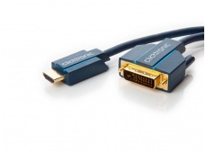 HDMI - DVI-D kabelis 5m 4K Clicktronic, dvikryptis