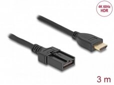 HDMI-E - HDMI M 4K 60Hz kabelis 3m