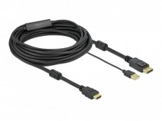 HDMI į DisplayPort 1.2 kabelis 4K 4096x2160 30Hz, 7m