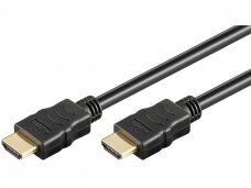 HDMI kabelis 7.5m 4K 2.0 2160p, juodas HDR, eARC