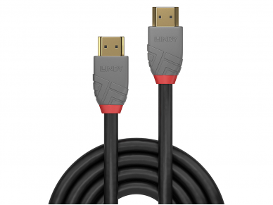 HDMI 2.0 cat2 4K kabelis 2m, Anthra Line 1