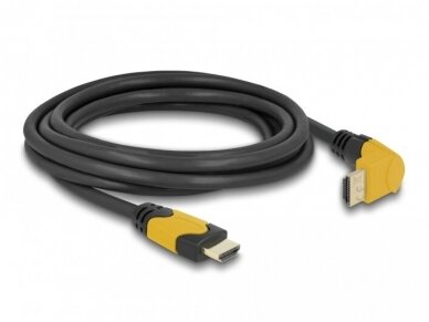 HDMI 2.1 8K kampinis kabelis 3m 7680x4320 60Hz 1