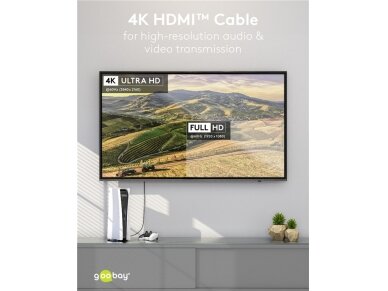 HDMI kabelis 1m, 4K 9