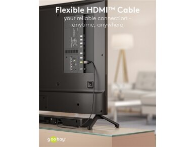 HDMI kabelis 1m, 4K 10