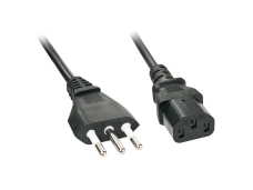Italian IEC Mains Cable, 0.7m