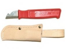 Kabelio peilis, kairiarankiams (raudonas)