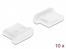 Kamšteliai USB-C lizdui 10vnt., balti