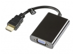 Keitiklis HDMI A M į VGA F, audio 3.5mm (F)