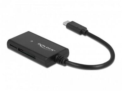 Keitiklis USB-C 3.1 į SD, micro SD, MMC kortelių skaitytuvą 1