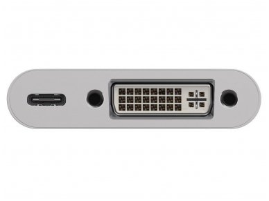 Keitiklis USB-C į DVI-I 1080,, 1xUSB-C 60W 3