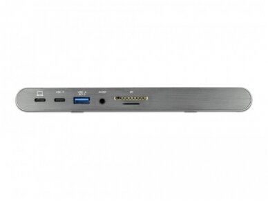 Keitiklis USB-C į HDMI, 2xDP 1.4, 4xUSB, Docking 3