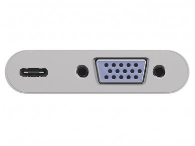 Keitiklis USB-C į VGA 1080,, 1xUSB-C 60W 1