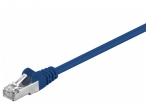 Komutacinis kabelis 0,25m F/UTP Cat5E, mėlynas