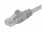Komutacinis kabelis 0,25m UTP Cat5E, pilkas