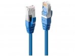Komutacinis kabelis 0.5m S/FTP Cat6 Pimf, LSZH, mėlynas