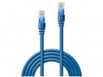 Komutacinis kabelis 0.5m U/UTP Cat6, mėlynas