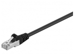 Komutacinis kabelis 1,5m F/UTP Cat5E, juodas