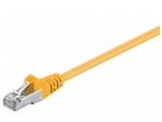 Komutacinis kabelis 20m F/UTP Cat5E, geltonas