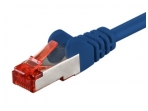 Komutacinis kabelis 20m S/FTP Cat6 Pimf, mėlynas LSZH CU