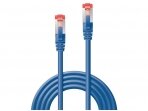 Komutacinis kabelis 2m S/FTP Cat6 Pimf, mėlynas