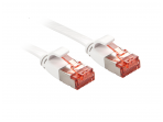 Komutacinis kabelis 2m U/FTP Cat6, plokščias, baltas