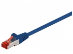 Komutacinis kabelis 3m S/FTP Cat6 Pimf, mėlynas LSZH CU
