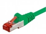 Komutacinis kabelis 3m S/FTP Cat6 Pimf, žalias LSZH CU