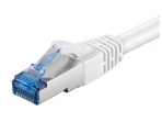 Komutacinis kabelis 7,5m S/FTP Cat6a Pimf, baltas LSZH CU