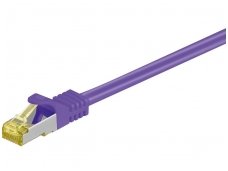 Komutacinis kabelis 0,25m S/FTP Cat7 Pimf violetinis LSZH C