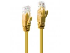 Komutacinis kabelis 0.3m U/UTP Cat6, geltonas
