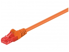 Komutacinis kabelis 0,5m UTP Cat6, oranžinis