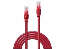 Komutacinis kabelis 0.5m U/UTP Cat6, raudonas