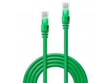 Komutacinis kabelis 10m U/UTP Cat6, žalias