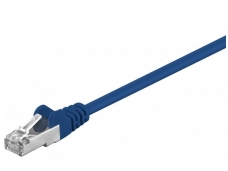 Komutacinis kabelis 1,5m F/UTP Cat5E, mėlynas