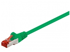 Komutacinis kabelis 15m S/FTP Cat6 Pimf, žalias LSZH CU