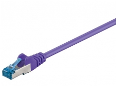 Komutacinis kabelis 15m S/FTP Cat6a Pimf, violetinis LSZH C