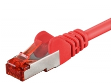 Komutacinis kabelis 1,5m S/FTP Cat6 Pimf, raudonas LSZH CU