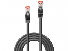 Komutacinis kabelis 1m S/FTP Cat6 Pimf, juodas